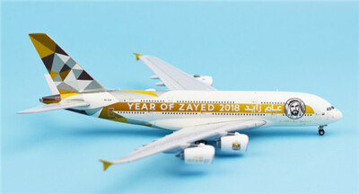 GeminiJets ETIHAD for AIRBUS A380 A6-APH 2018 YEAR OF ZAYED