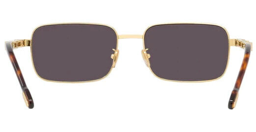 Pre-owned Fred Fg40035u 16v Polished Silver-gold/blue Lens Authentic Sunglasses 59-18 In Brown