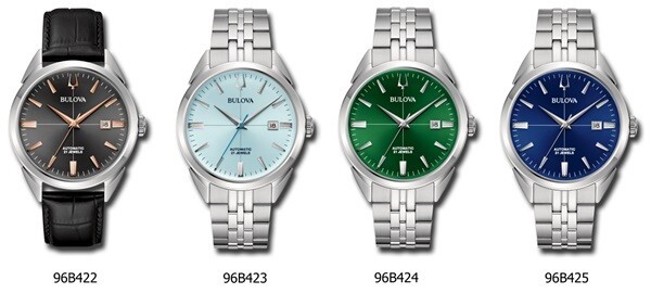 Pre-owned Bulova 96b422 Sutton Automatico Free Shipping