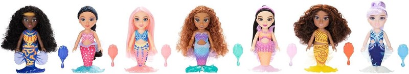 Disney The Little Mermaid Ariel and Sisters Petite Doll Set 6-Inch New Toy Gift