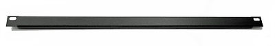 PROCRAFT AFP1/2U-XX-BK.5U 16 ga. Formed Black Aluminum Rack Panel (1/2 Space)