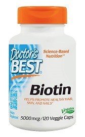 Doctors Best Best Биотин 5000 мкг 120 VegCap