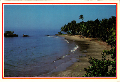 VINTAGE CONTINENTAL SIZE POSTCARD LAS FLECHAS GULF REPUBLIC OF DOMINICA