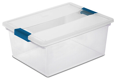 Deep File Clip Box, 14 x 11 x 6.25-In., Must Purchase in Quantities of 4 - Pack
