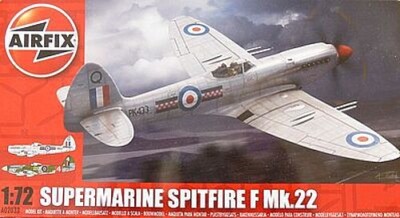 Airfix Spitfire Mk22 - Plastic Model Airplane Kit - 1/72 Scale - #02033