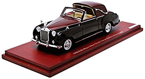 Oxford ROLLS ROYCE CORNICHE CONVERTIBLE (OPEN) 1971 DARK BLUE 1:43