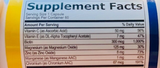 Simple Promise GLUCOSE SHIELD (60 Caps), with Cinnamon & Mulberry - 11/26 - NIB!