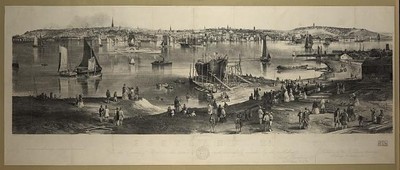 Photo:Portland,Maine,ME,c1855,Ships,Harbor,People,Citizens