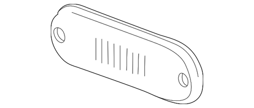 Genuine Toyota Side Marker Light Lens (Right Rear) 81751-42010