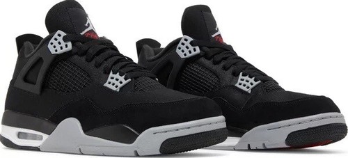 Air Jordan 4 Retro SE 'Black Canvas' Men's Size 7.5 - 13