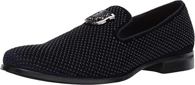 

Мужские лоферы без застежек Stacy Adams Swagger с заклепками 410-7.5, Navy, Dress
