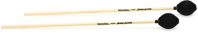 Innovative Percussion IP2004 James Ancona Hard Marimba Mallets - Black Yarn -