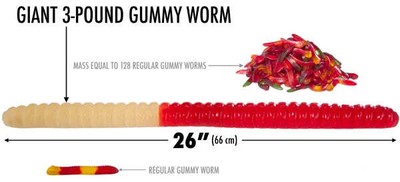 Giant 3-Pound Gummy Worm