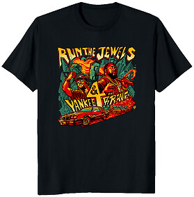 Yankee & The Brave 4 by Run The Jewels T-Shirt Jaime El-P Meline Killer Mike RTJ