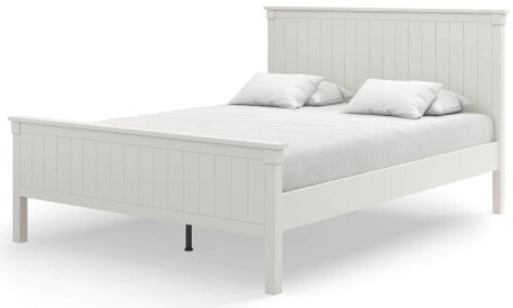 SLEEPMASTERS Durham Wooden King White Bed Frame | in Huddersfield, West Yorkshire | Gumtree