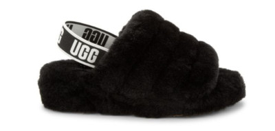 UGG Fluff Yeah Black Slide Slipper Sandal Women's US sizes 5-13/NEW!!!