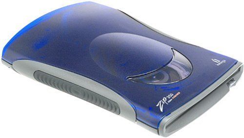 Iomega Zip Drive Z100USB Blue Clear + AC Adapter - WORKS | eBay