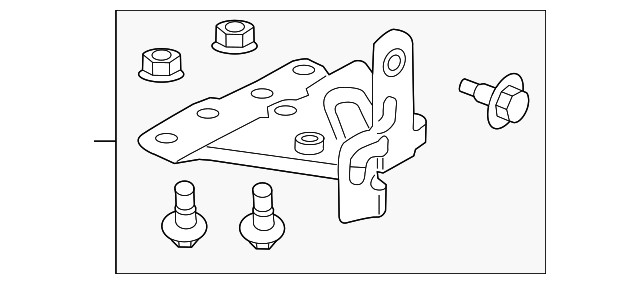 Genuine Ford ABS Modulator Bracket BC3Z-14A163-L