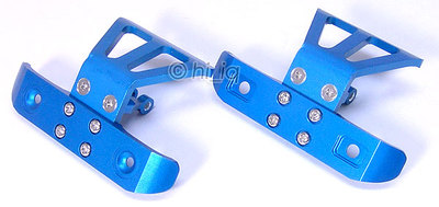 Alloy Front+Rear Blue Bumper Fits Team Losi Mini LST