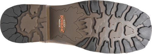 Pre-owned Double-h Boots Men's 12” Abner Composite Toe Waterproof Roper Work Boot Brown - In Medium Bro