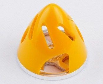 KUZA by Goldwing Ogiva nylon/alluminio 70 mm gialla con raffreddamento