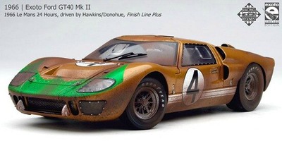 FORD GT40 MKII 24H DU MANS 1966 RLG19046FLP 66 ex. 1/18 TRES RARE