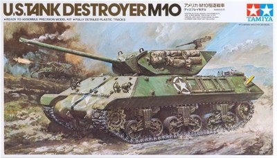 Tamiya America TAM 135 US Tank Destroyer M10 Plastic Model Kit 89554 TAM89554