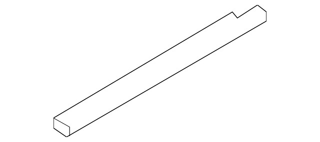 Genuine Ford Belt Weather-Strip CT4Z-7825596-B