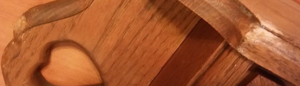 Vintage Wooden Wall Clock Solid Oak Wood Hanging 28 1/2