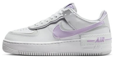 Женские кроссовки Nike AF1 Shadow White/Lilac Bloom-Photon Dust (FN6335 102) - 9