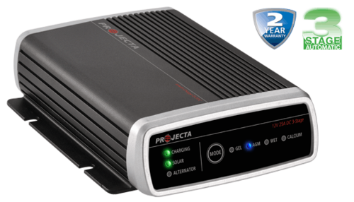 IDC25 PROJECTA DC-DC SOLAR CHARGER 4WD MARINE DUAL BATTERY