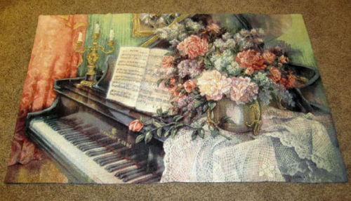 TV, películas y música tapices sintético