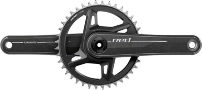 SRAM RED 1x XPLR Wide Crankset - 165mm, 13-Speed, 42t, 8-Bolt Direct Mount, DUB