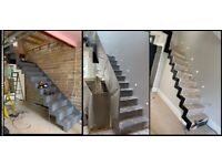 Designer Stairs, metal stairs, floating staircase, fire exit stairs