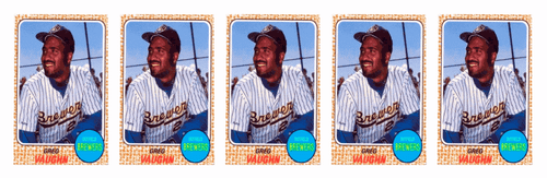 5) 1993 Sports Cards #85 Greg Vaughn Baseball Card Lot