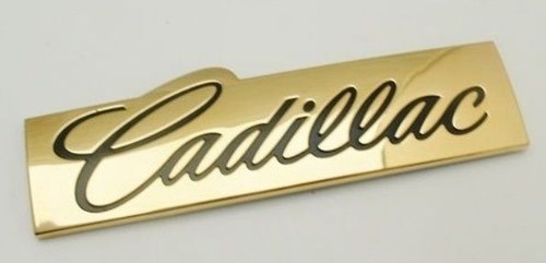 NEW 80-96 Cadillac Models GOLD Trunk Lock Swing Emblem | eBay