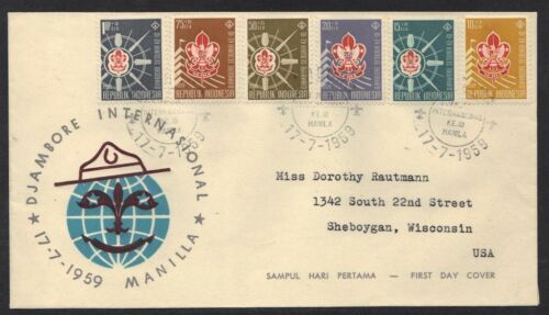 First Day Cover Indonesia Stamps