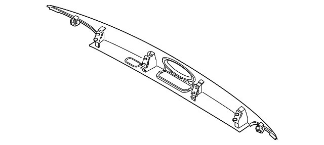 Genuine Ford Molding Panel CV6Z-5443400-BA