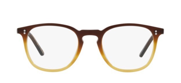 Pre-owned Oliver Peoples 0ov5491u Finley 1993 1746 Whisky Gradient Unisex Eyeglasses In Clear