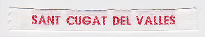 SCOUTS OF SPAIN / ESPANA / SPANISH - MSC SCOUT SANT CUGAT DEL VALLES STRIP PATCH