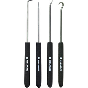 Long 6-7/8'' 4 Piece Hook and Pick Set