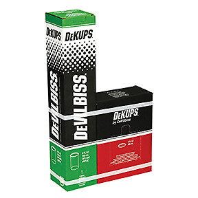 DeKups Gravity Feed 9 oz./265 ml Disposable Cups and Lids, 32 count DEV-DPC602