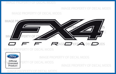 2013 Ford F150 FX4 Off Road Decals FBLK Stickers Truck 4x4 Bed BLACK FH4B1