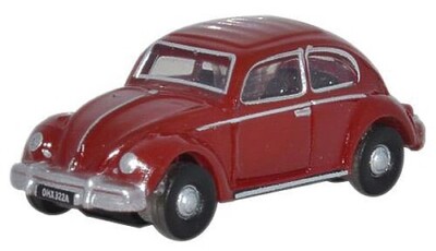 Oxford VW Beetle ruby red - N-Scale - #nvwb002