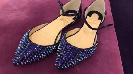 Christian Louboutin Baila spike flats