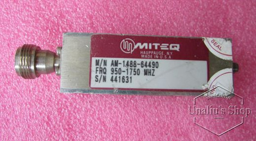 MITEQ AM-1488-64490 350MHz-2.3GHz 26dB SMA Low noise microwave amplifier