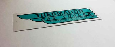 Thermador Car Cooler Sticker, evaporative swamp cooler decal