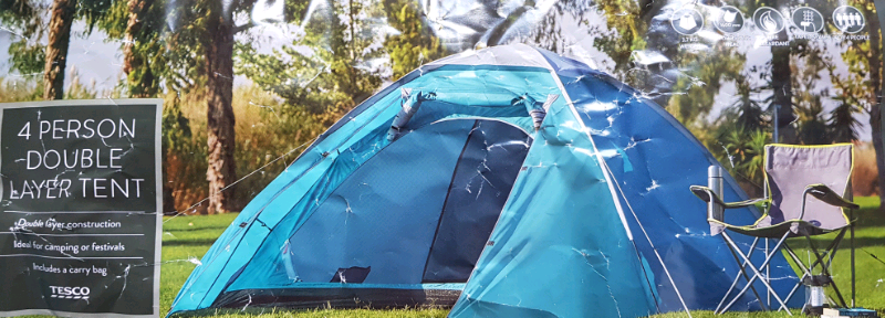 4 person double layer tent from Tesco Tesco 2 Person Double Layer Tent