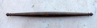 Antique Old Rare Brass Hand Carved With Rattle Sound Rolling Pin Bread Roller