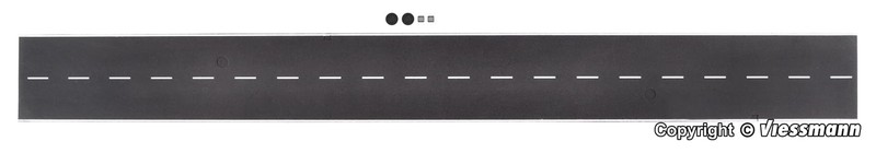 Vollmer 48260 1/87 Ho Route Asphalte Voie Droite 75 X 8cm H0